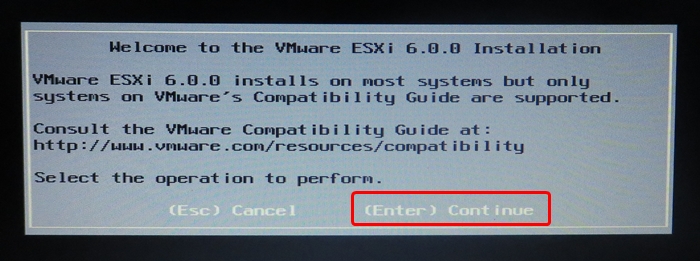 パソコンに ESXi インストール時に<MEMORY_SIZE ERROR>が表示された場合の対処方法