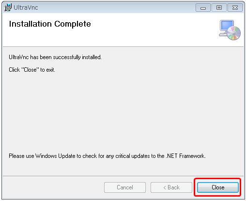 自宅のWindowsパソコンへ UltraVNC（VNC Viwer）をインストールする手順