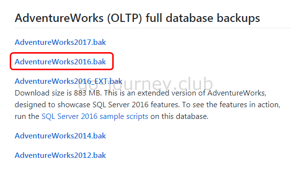【SQL Server】【運用】Microsoft SQL Server 2016 のサンプルデータベース（AdventureWorks）の構成手順【Part.17】